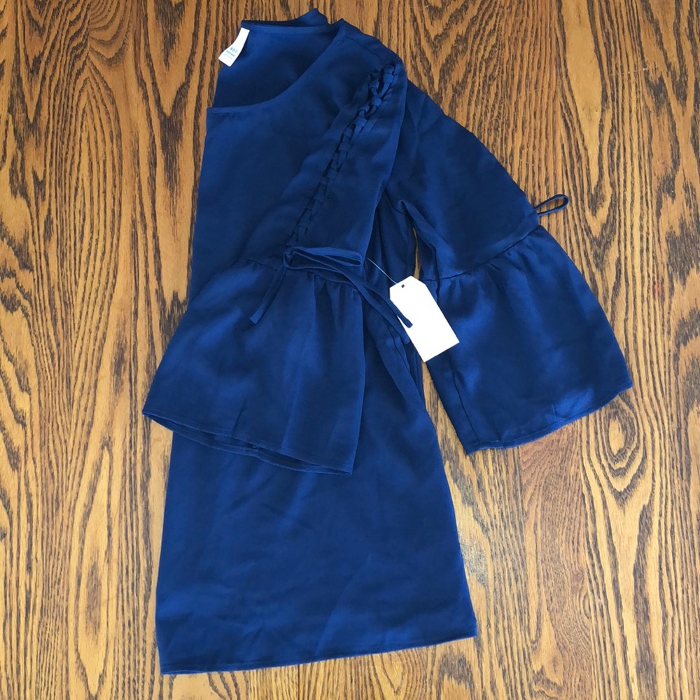 NWT Navy Blue Size 8-10 Blouse